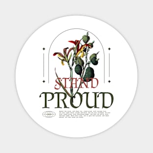 Stand Proud Botanical botany botanist Magnet